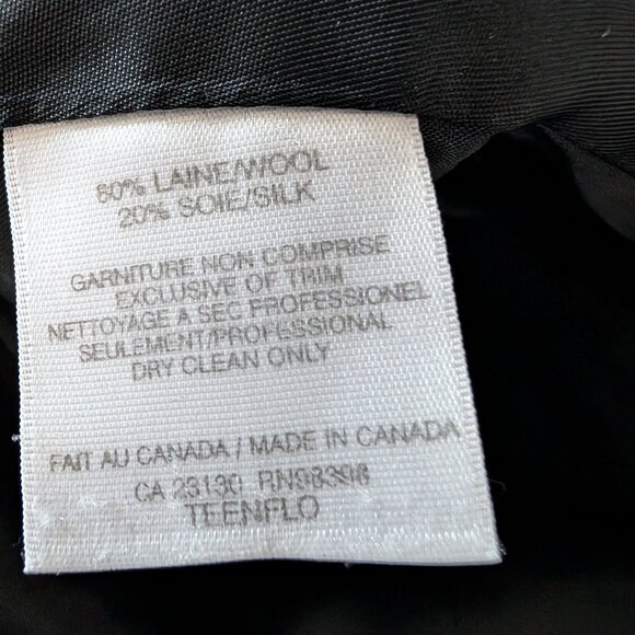 Teenflo (Judith & Charles) Vintage Wool Silk 2 Piece Suit Set Gray Size 12 - Picture 11 of 16